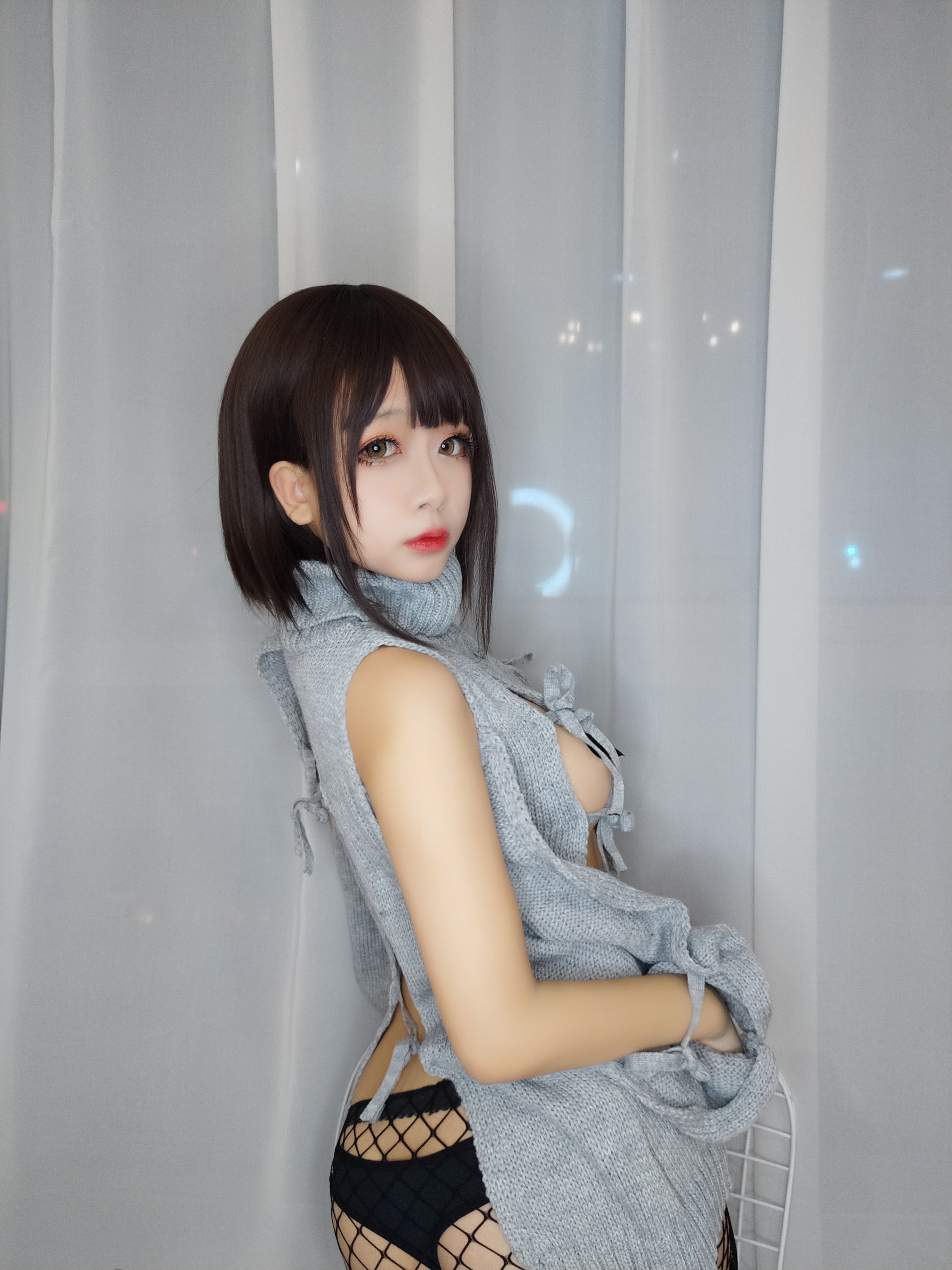 图片[1]-日奈娇 – NO.018 毛衣 [36P]-XikXak